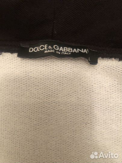 Dolce gabbana зип худи 48/М италия