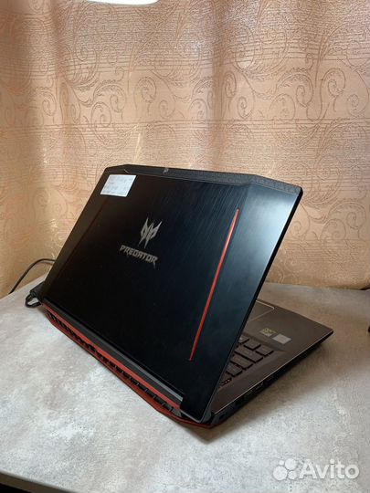 Игровой ноутбук Acer predator i7 8750h / 144hz