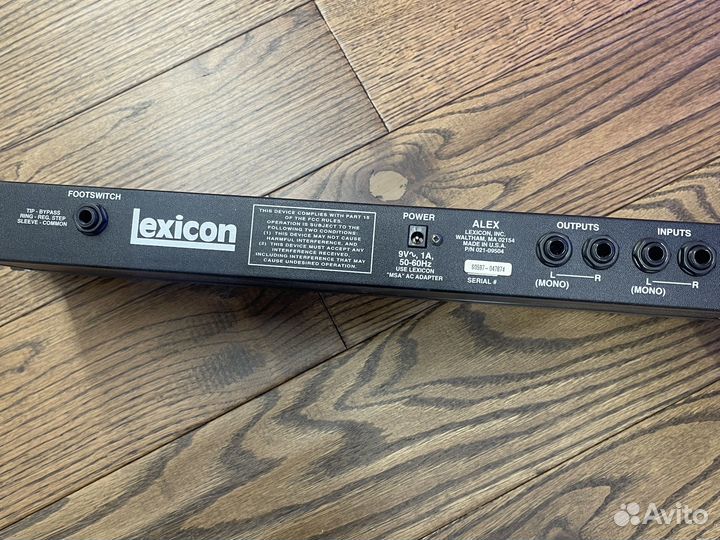 Процессор эффектов Lexicon Alex