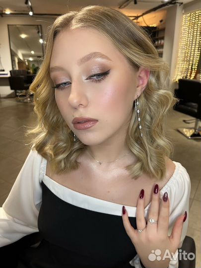 Вечерний макияж и укладка с выездом на дом
