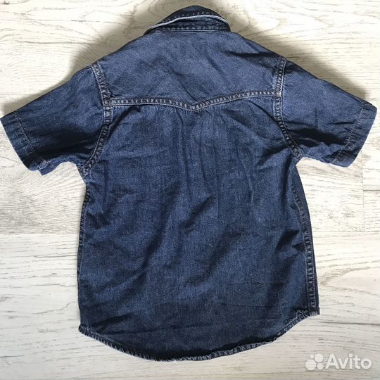 Рубашка джинсовая Next 104разм