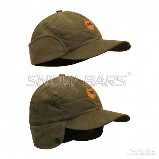 Кепка сб утепленная тк.Исландия олива