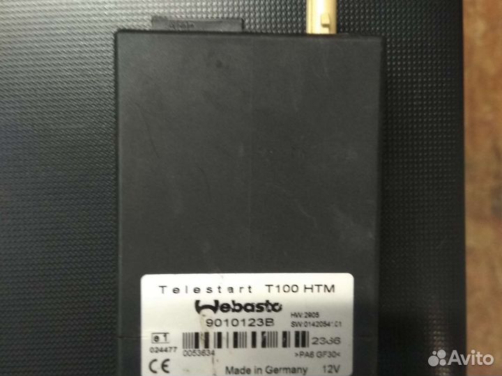 Webasto Telestart t100, telestart t70