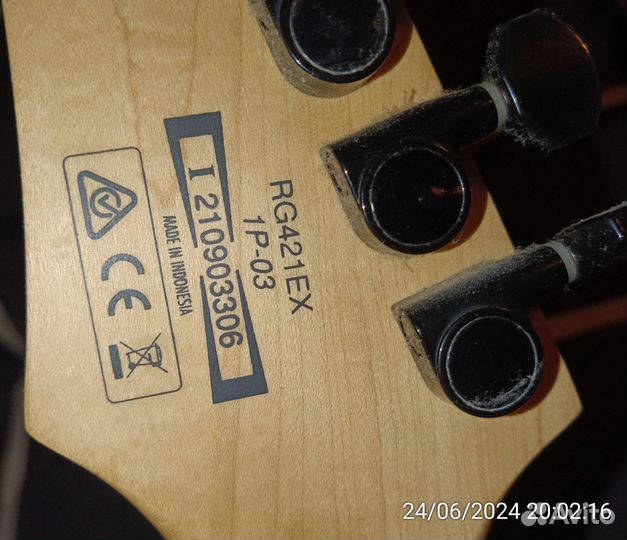 Гитара ibanez RG421EX BKF