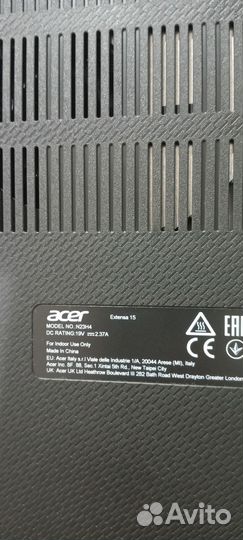 Ноутбук Acer extensa 15