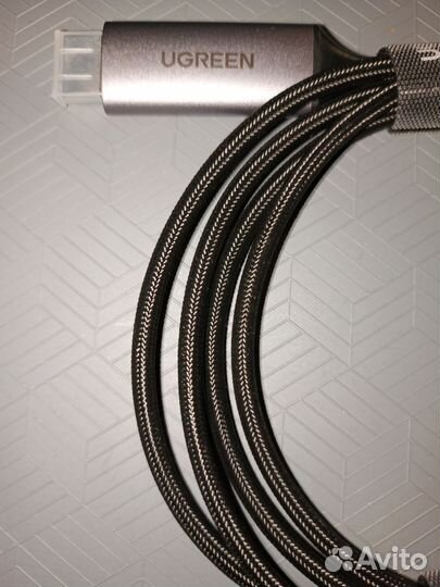 Кабель ugreen USB-C с hdmi 4K