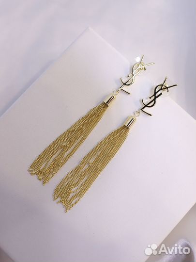 Серьги YSL Saint Laurent
