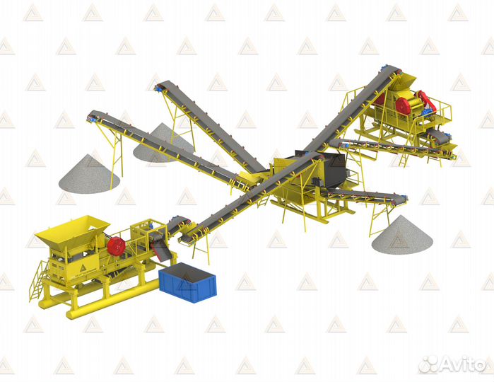 Дробильно сортировочный комплекс дск-100