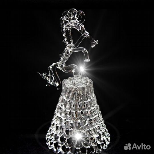 GH-M029 Колокольчик хрустальный «Лошадь», средний