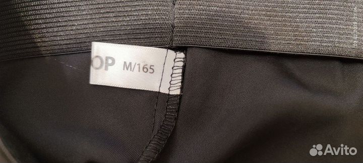 Юбка женская атласная черная