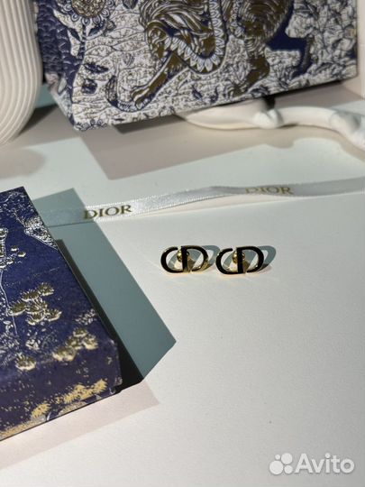 Серьги dior