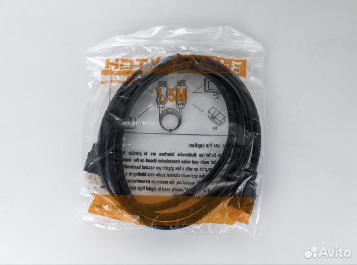 Кабель hdmi - hdmi 2.0 1,5 метра