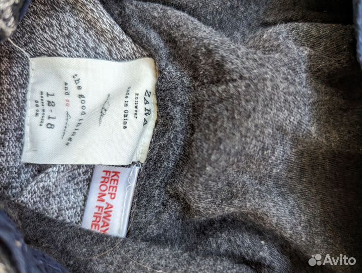 Кофта Zara для мальчика 80