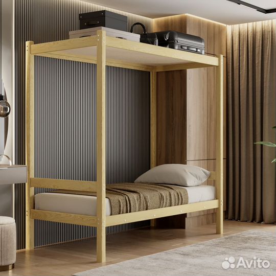 Кровать с полкой