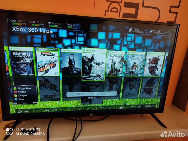 Xbox 360 + 100 игр