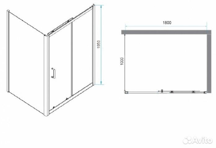 Душевой уголок RGW Passage PA-74B 180x100