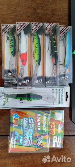 Воблеры для троллинга + плетенка