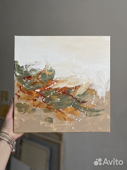 Интерьерная картина абстракция 30х30