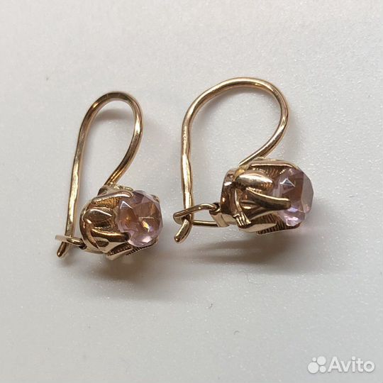 Золотые серьги