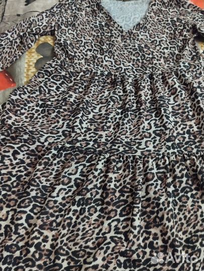 Леопардовое платье