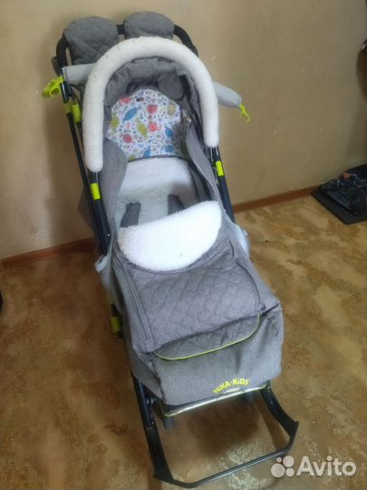 Детские санки коляска бу