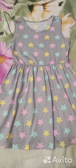 Летнее платье для девочки 116