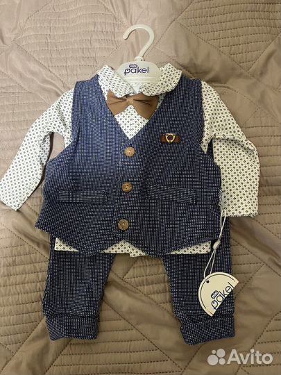 Детский комплектик с ботинками