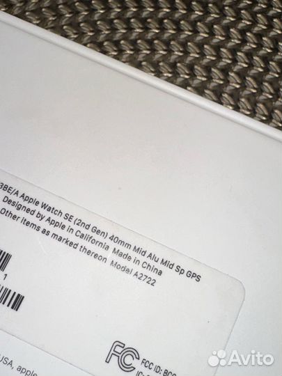 Apple watch se 2024 40mm бу