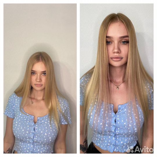 Наращивание волос, ресниц. Выпрямление