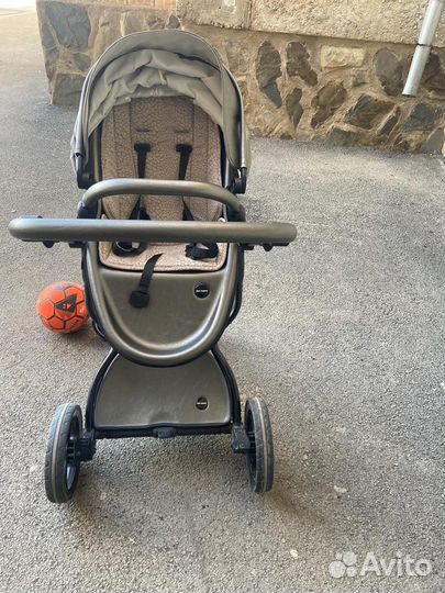 Коляска 2 в 1 эко кожа