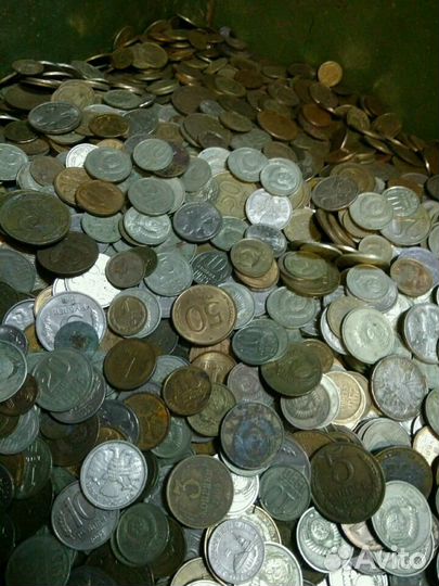 Лот советских монет 5 кг