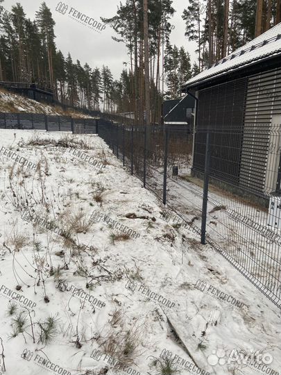 Забор Гиттер 3Д 3 мм. 1.7 метра