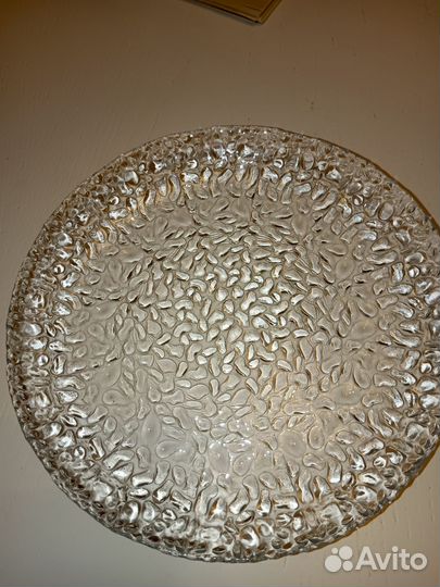 Тарелка 4 шт прозрачная 19 см