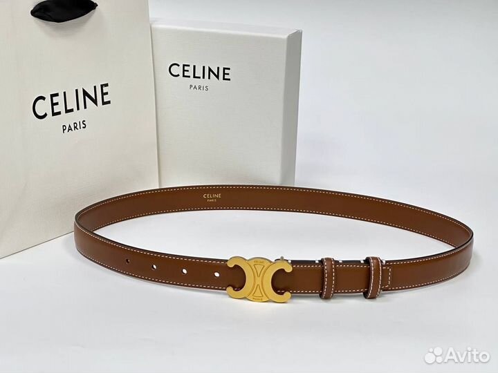 Ремень женский celine натуральная кожа