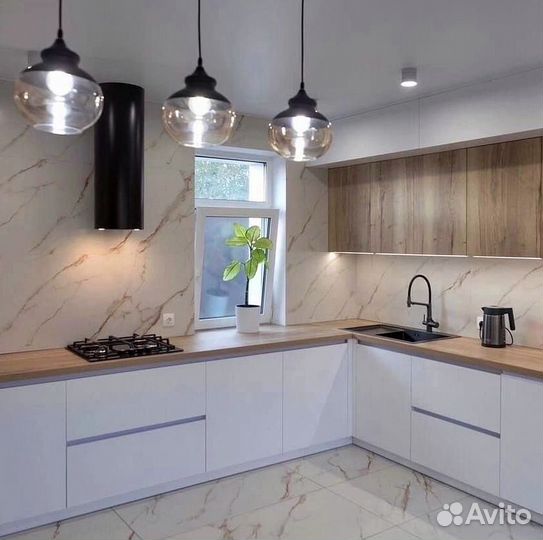 Современная кухня на заказ мдф фасады