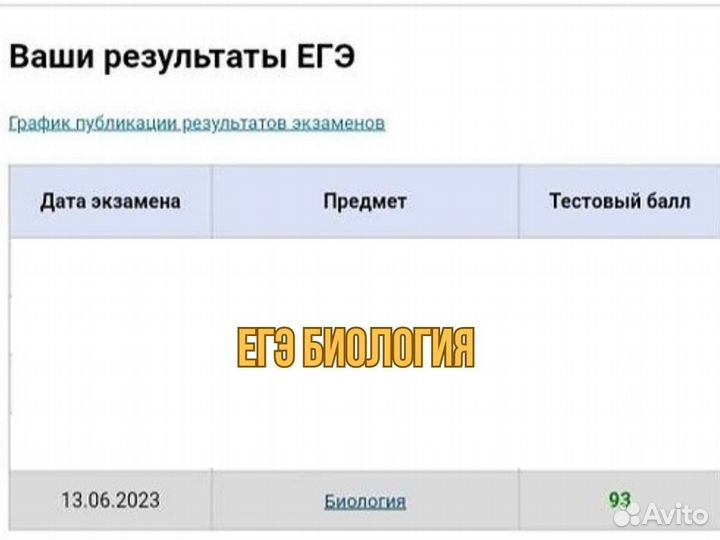 Репетитор по Биологии огэ и егэ