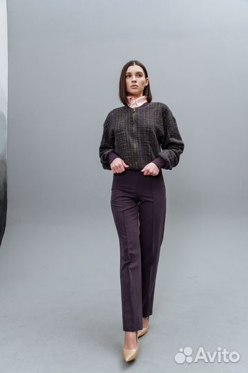 Женские прямые брюки со стрелками