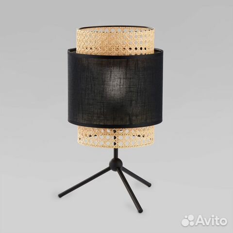 Настольная лампа с абажуром 5567 Boho Black