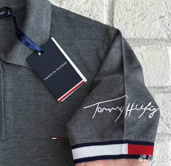 Поло вязаное Tommy Hilfiger