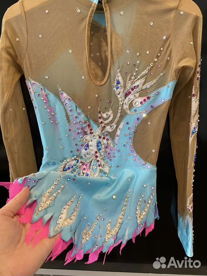 Купальник гимнастический для выступлений 3-5 лет