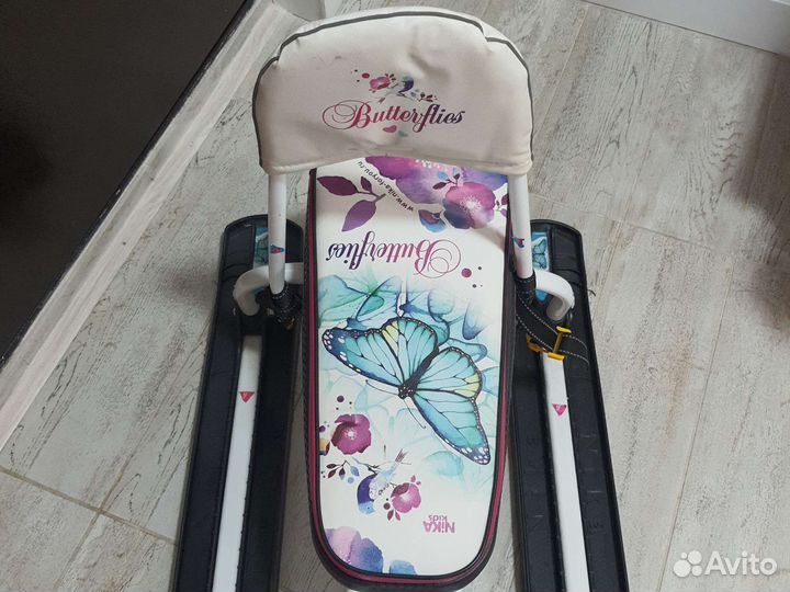 Детский снегокат с ручкой