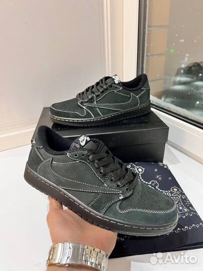 Travis Scott x Air Jordan 1 Low OG Black Phantom