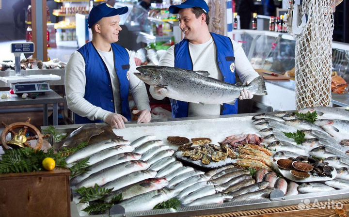 Магазин рыбы и морепродуктов на продажу