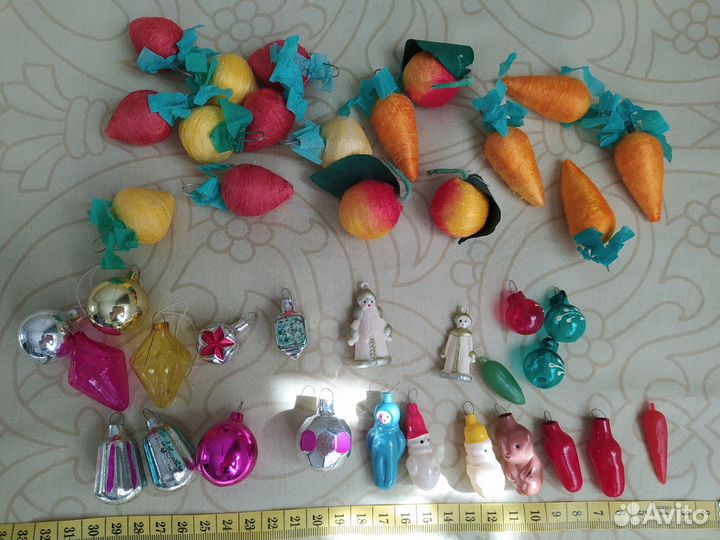 Набор ёлочных игрушек СССР г. Калинин