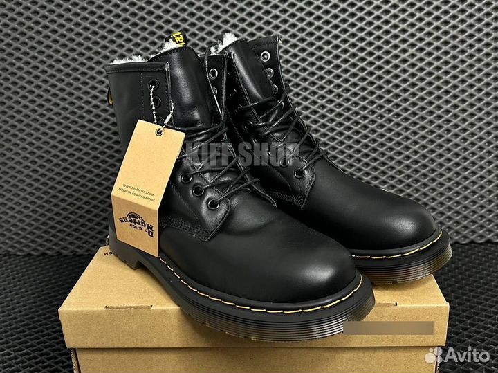 Ботинки dr martens 1460 натуральная кожа