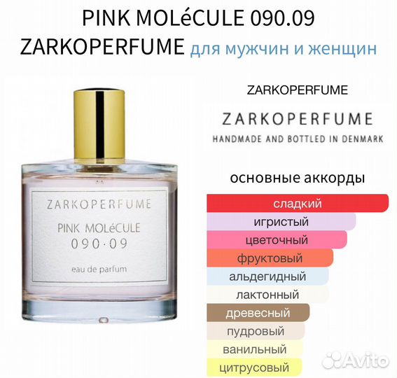 Pink molecule 090.09 Zarkoperfume распив 10 ml