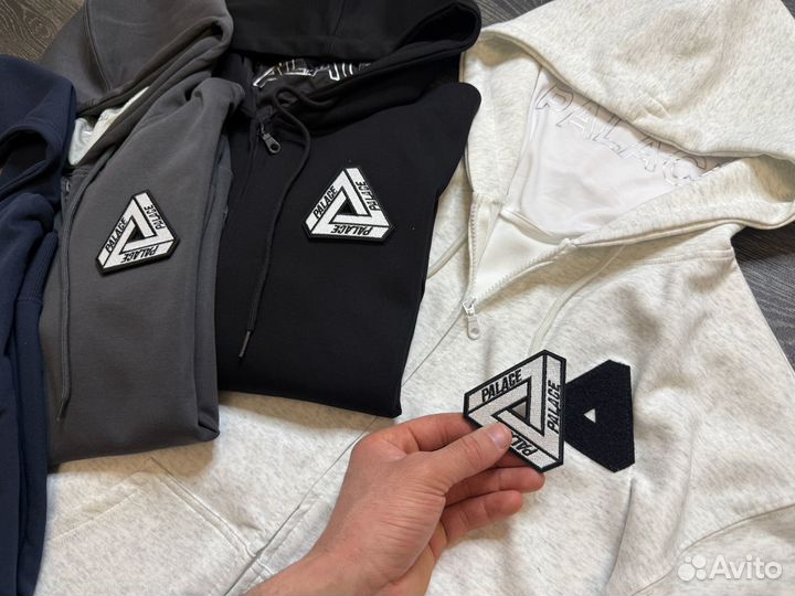 Кофта / Зип Худи Palace С Балаклавой Размеры 46-54