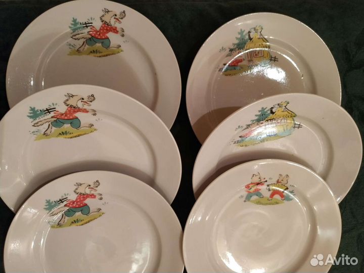 Тарелки детские 6 штук