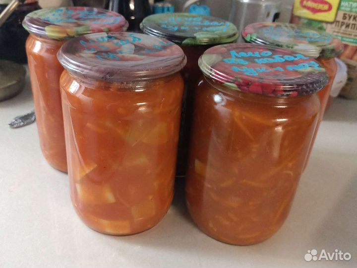 Лечо, лечо из кабачков, кабачковая икра, аджика