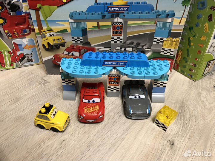 Лего дупло 10840, 10525, молния mcqueen